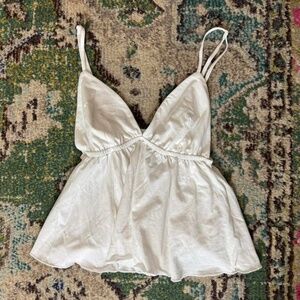 Whimsy Women's White Fable White Cami Tank Blouse